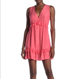 Ramy Brook Merida Ruffle Trim Dress